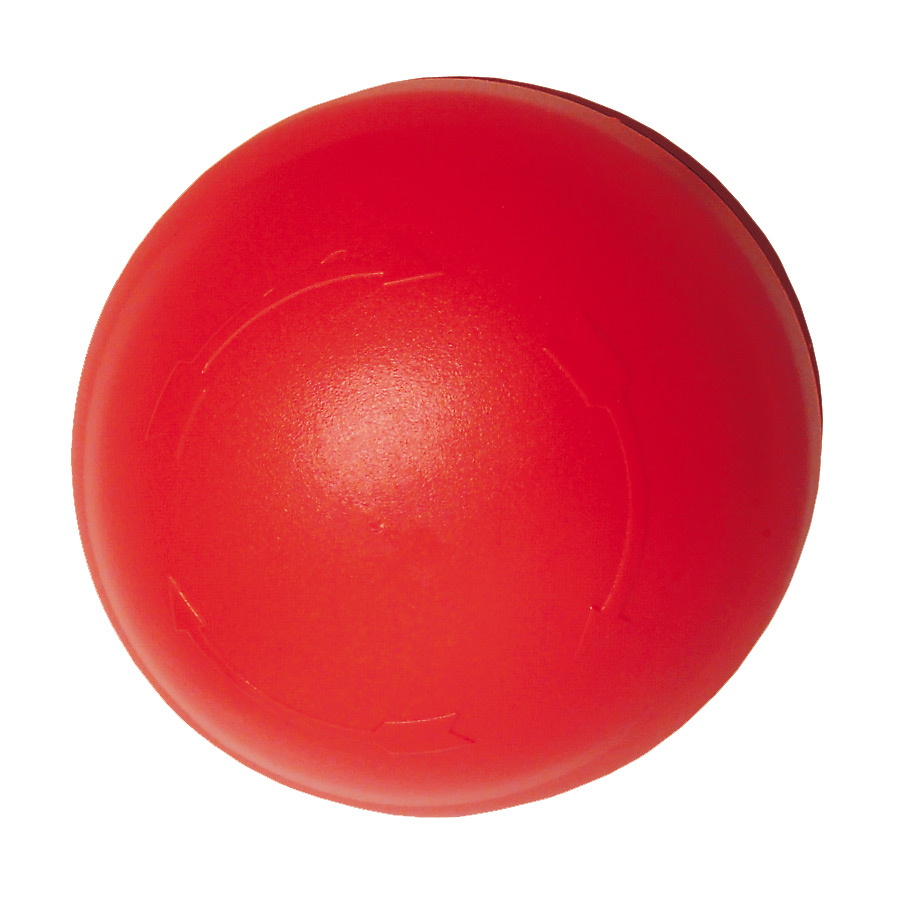 Кнопка аварийная красная, в отверстие 22,5мм, ∅70мм, высота 37мм, с кольцом черного цвета, возврат поворотом, без маркировки BS3P34P RT Benedict