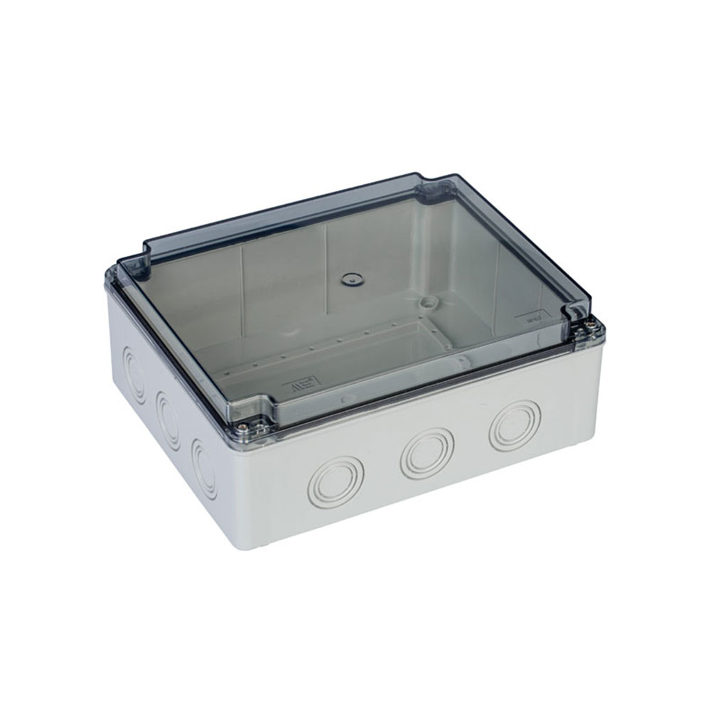 Коробка распределительная (40208007) Коробка распределительная пластиковая, 190x240x90, прозрачная крышка, IP65 Mete Enerji