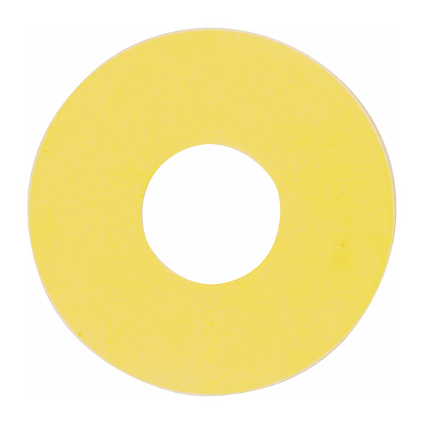 Маркировочный диск для кнопок аварийного останова желтый ∅70мм, без маркировки B5-7603 Benedict
