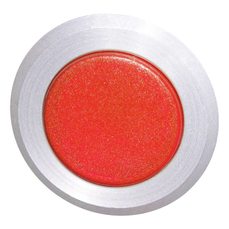 Кнопка красная с фиксацией, в отверстие 30,5мм, IP67, с кольцом цвета "алюминий" B5DR RT Benedict