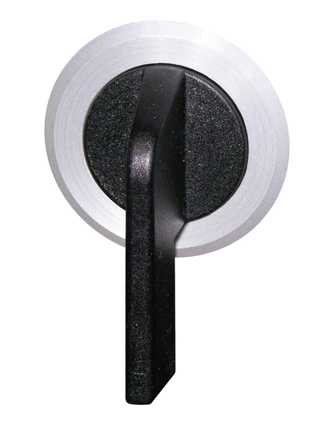 Поворотный переключатель (удлиненная ручка), в отверстие 30,5мм, IP65, с кольцом цвета "алюминий", I-0-II, с автовозвратом в положение 0 B5KRN1 Benedict