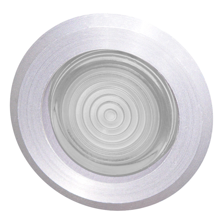 Линза Френеля белая, 30мм, IP67, макс. мощность лампы 1,9Вт, с кольцом цвета "алюминий" B5R WS Benedict