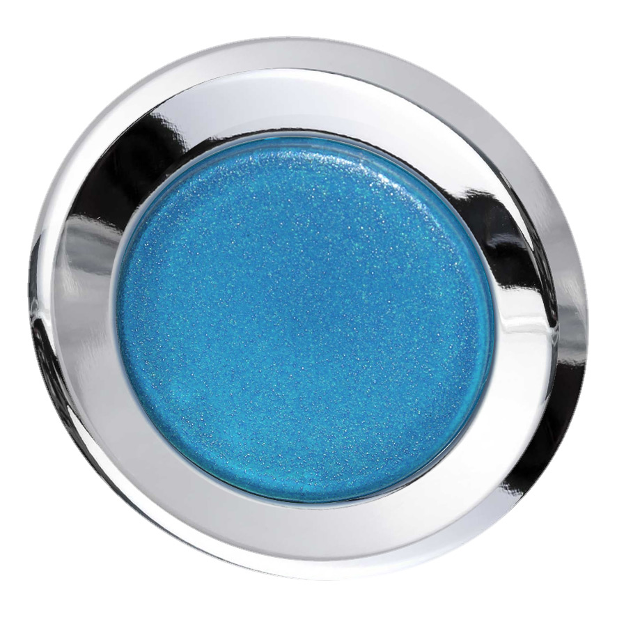 Кнопка синяя с фиксацией, в отверстие 30,5мм, IP67, с кольцом цвета "хром" BC5DR BL Benedict