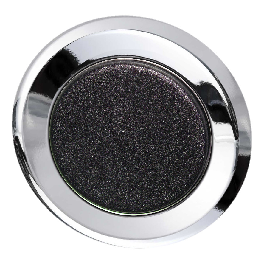 Кнопка черная с фиксацией, в отверстие 30,5мм, IP67, с кольцом цвета "хром" BC5DR SW Benedict