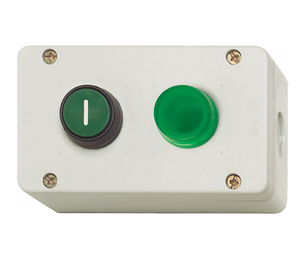 Кнопка"On" и зеленый индикатор в корпусе BG, IP67 BG11 GN/GN Benedict