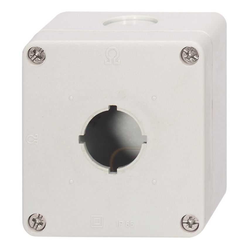 Пластиковый корпус BG, IP67 для 1 кнопки/лампы серии B3, серый, 3 ввода ∅20,5мм BG1 Benedict