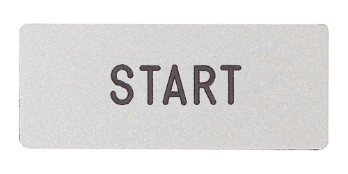 Маркировочная табличка, серая, "START" BK4-START Benedict