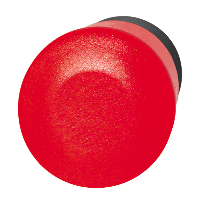 Кнопка аварийного останова красная, в отверстие 22,5мм, ∅40мм, высота 30мм, IP67, с кольцом черного цвета, возврат вытягиванием BS3P44 RT Benedict