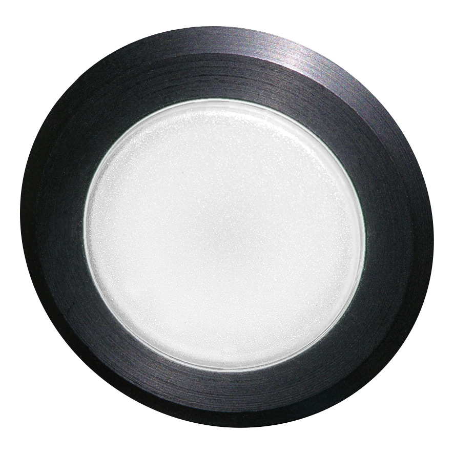 Кнопка белая с фиксацией с подсветкой, в отверстие 30,5мм, IP67, макс. мощность лампы 1,9Вт, с кольцом черного цвета, без маркировки BS5DLR WS Benedict