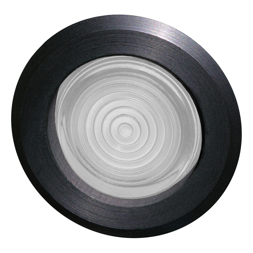 Линза Френеля белая, 30мм, IP67, макс. мощность лампы 1,9Вт, с кольцом черного цвета BS5R WS Benedict