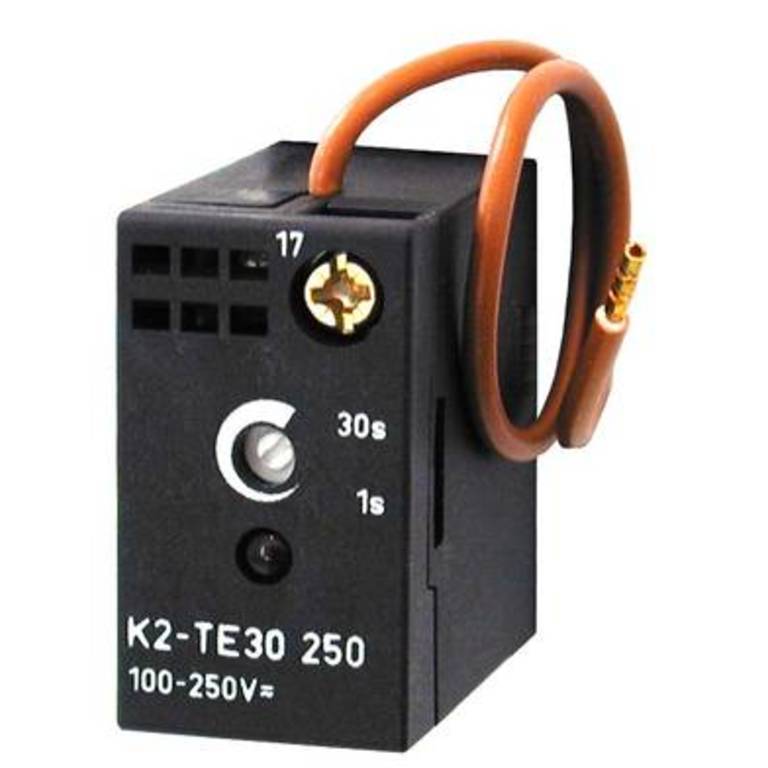 Электронный таймер (для контактора) 1-30s ON, 100-250V~= AC/DC K2-TE30 250 Benedict