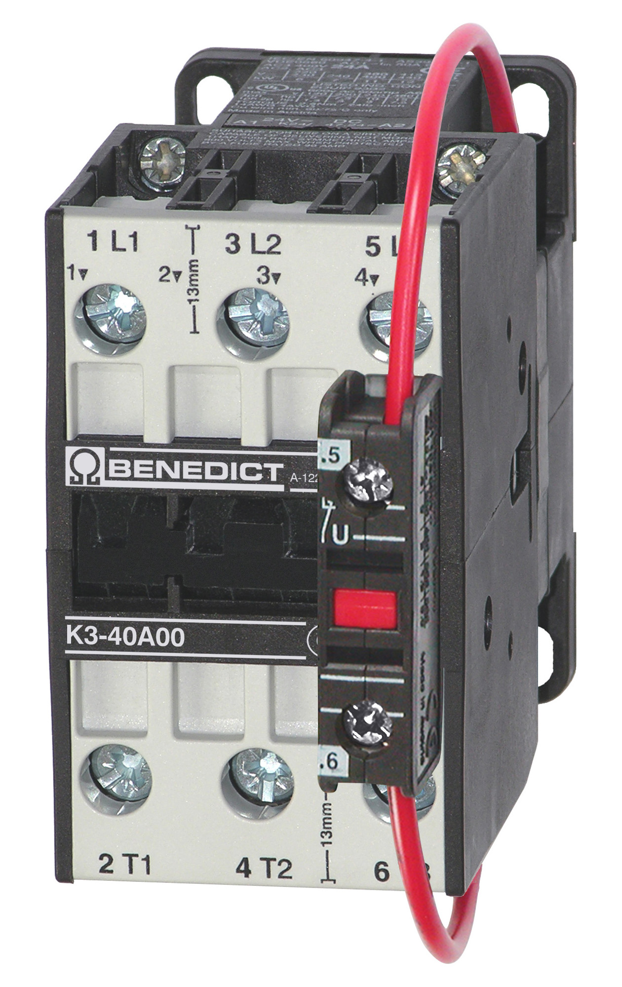 Контактор 11кВт 3~400В (24А AC3), 3П, 125VDC K3-24A00= 125 Benedict