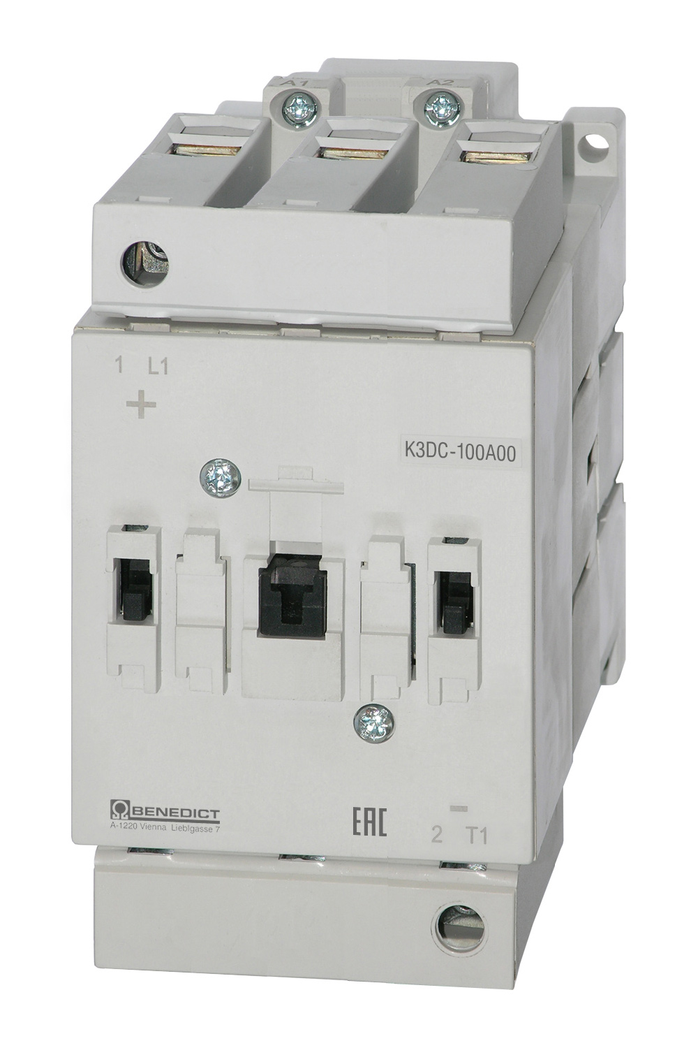 Контактор для коммутации постоянного тока (DC), 1П, 220-240V 50/60Hz K3DC-100A00 230 Benedict