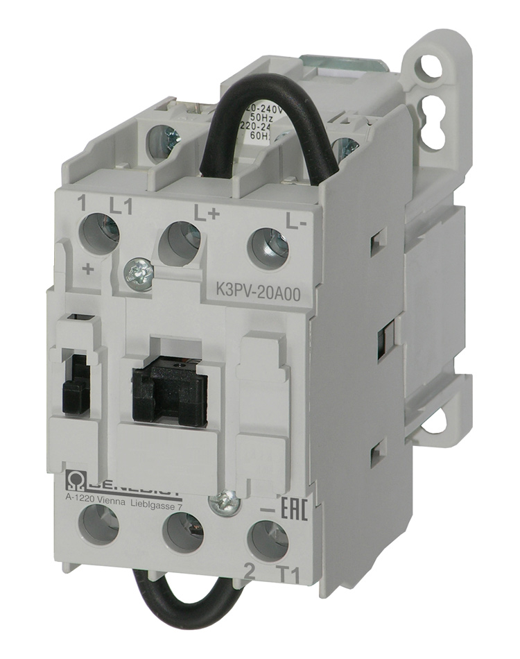 Контактор для коммутации постоянного тока (DC), 1П, 24V 50/60Hz K3DC-20A00 24 Benedict