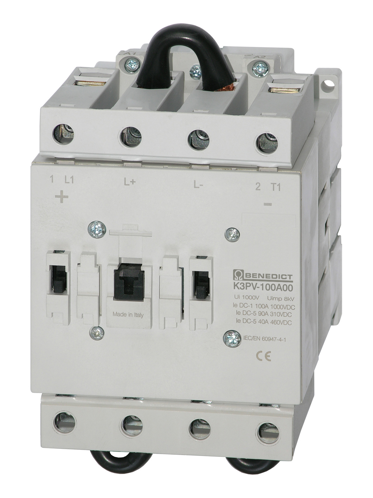 Контактор для коммутации постоянного тока (DC), 1П, 220-240V 50/60Hz 220V= K3PV-100A00 230 Benedict