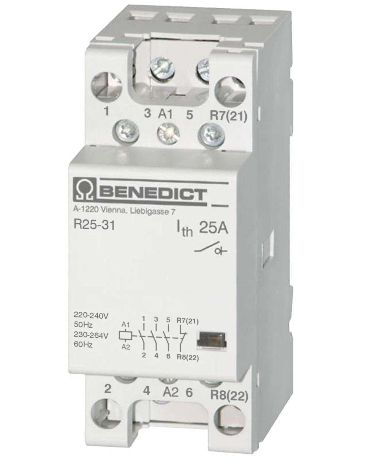 Модульный контактор R25-31 230 BENEDICT