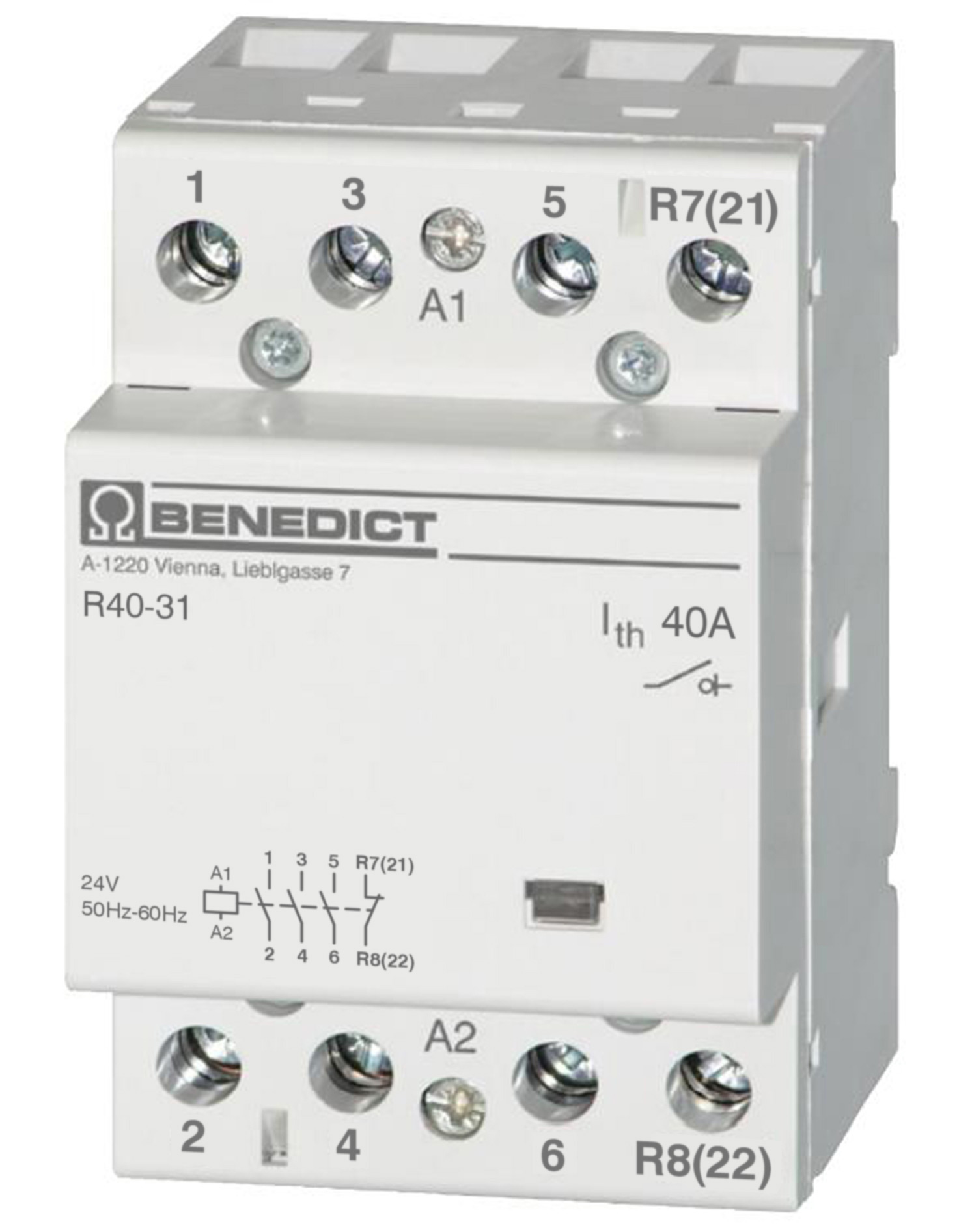 Модульный контактор R40-31 24 BENEDICT