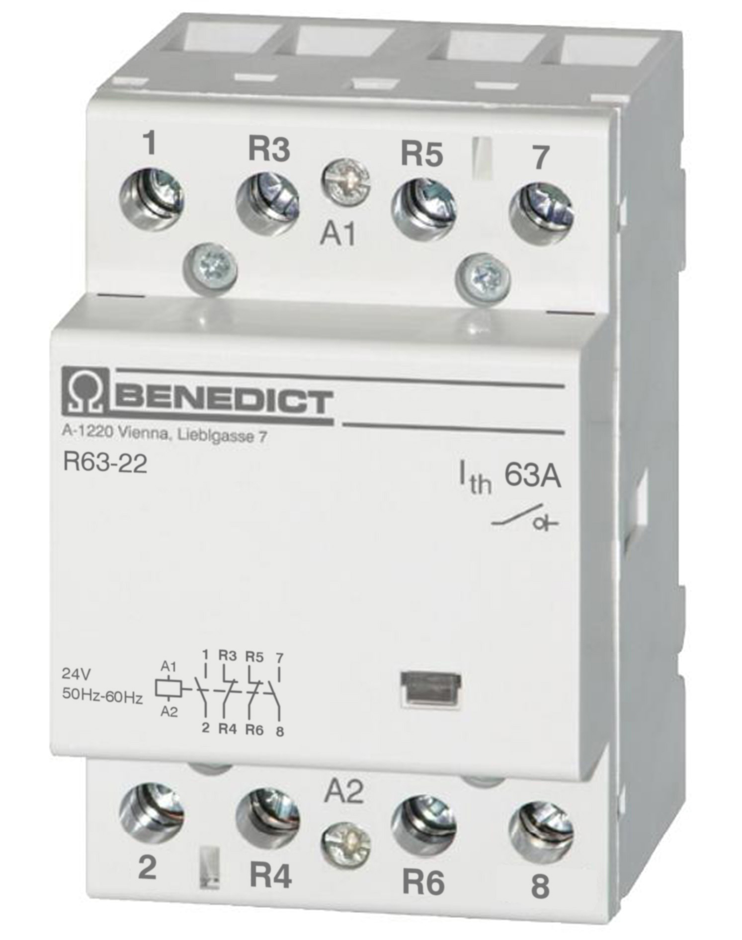 Модульный контактор R63-22 24 BENEDICT