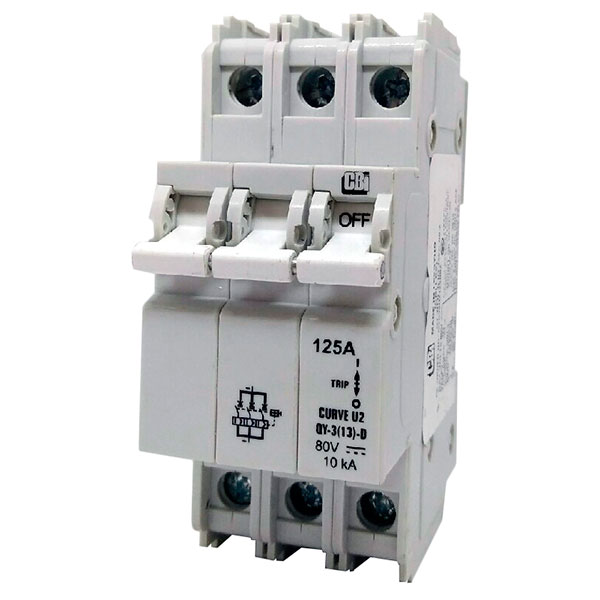 Автоматический выключатель магнитно-гидравлический QY-3(13)-D-U2-125A-B0-Z CBI Electric