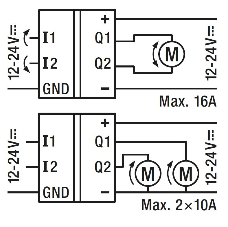 Схема подключения CMC1/DC12-24V