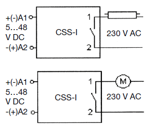 Схема подключения CSS-I12X/DC5-48V