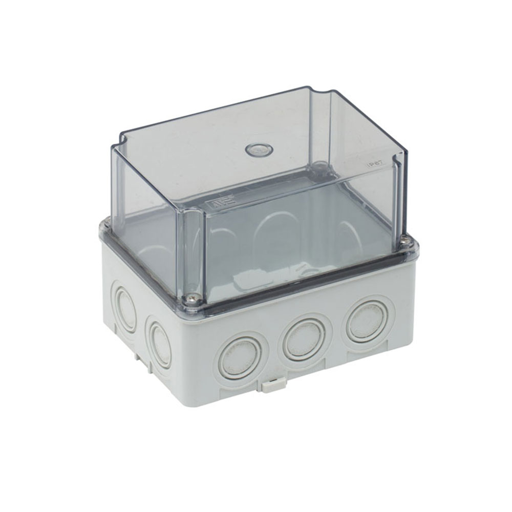 Коробка распределительная (40201607) Коробка распределительная пластиковая, 110x150x120, высокая прозрачная крышка, IP65 Mete Enerji