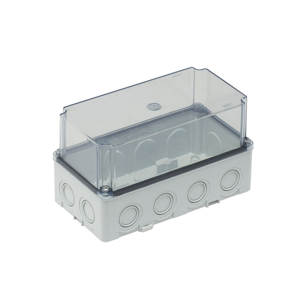 Коробка распределительная (40202207) Коробка распределительная пластиковая, 110x210x120, высокая прозрачная крышка, IP65 Mete Enerji