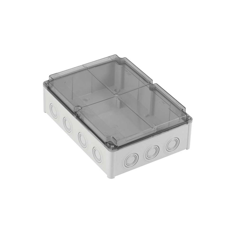 Коробка распределительная (40203007) Коробка распределительная пластиковая, 210x290x90, прозрачная крышка, IP65 Mete Enerji