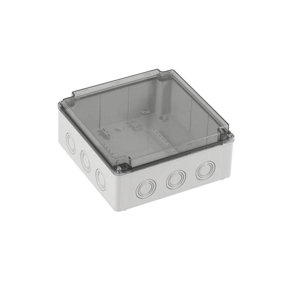 Коробка распределительная (40205007) Коробка распределительная пластиковая, 210x210x90, прозрачная крышка, IP65 Mete Enerji
