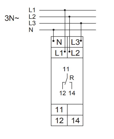 Схема подключения E1PF400VSY01 (VE10)