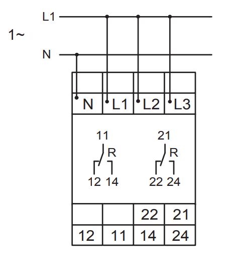 Схема подключения E3YU400V02