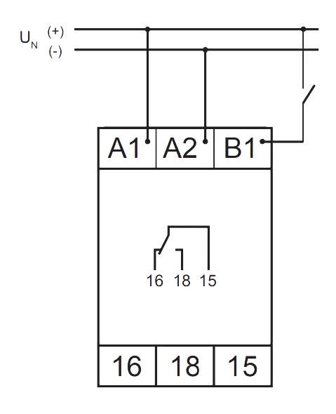 Схема подключения V2ZQ10 24-240V AC/DC