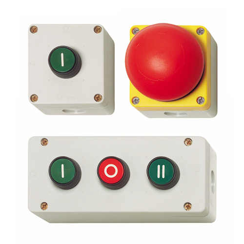 Кнопочные посты и кнопки для корпусов