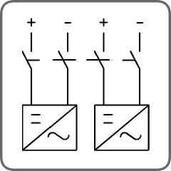 Четырехполюсные переключатели для постоянного тока (A4)
